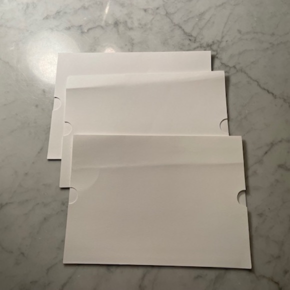 Chanel Envelopes (3x Whites) Authentic - Picture 2 of 4